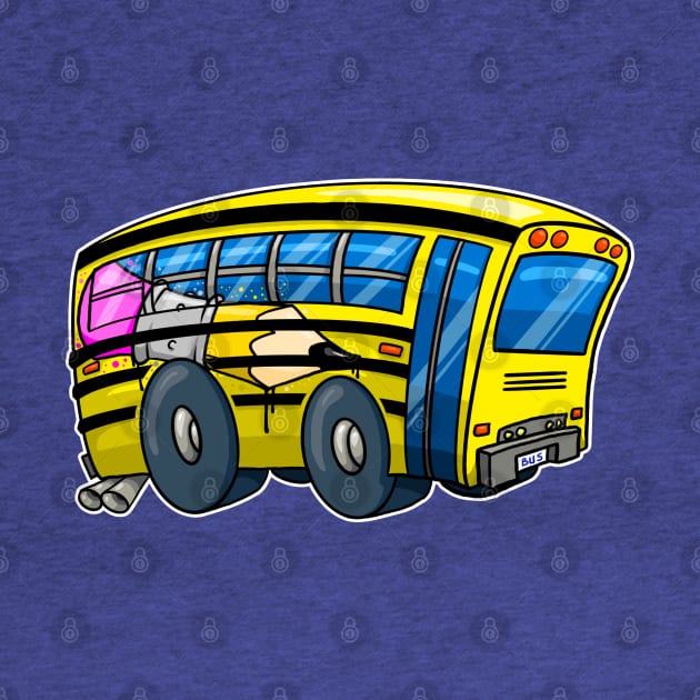 School Bus by Laughin' Bones